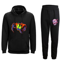 Cargar imagen en el visor de la galería, Traje de sudadera chándal deportivo casual con capucha para adulto hombre FS0816082 Personalizado con Foto Logo Patrón Texto