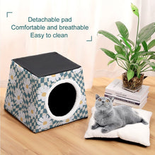 Cargar imagen en el visor de la galería, Cápsula espacial nido para mascotas, suministros para mascotas para perros y gatos personalizado con patrón foto texto (impresión de imágenes múltiples)