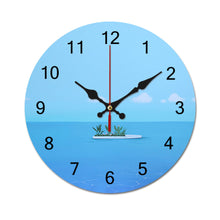 Cargar imagen en el visor de la galería, Reloj de Pared de Madera con Impresión Directa UV de Diseño Personalizado GY0903008 con Tus Imágenes o Texto