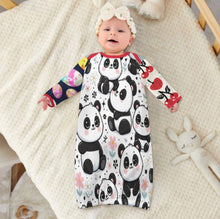 Cargar imagen en el visor de la galería, Saco de dormir para bebé LM229 personalizado con patrón foto texto (impresión de imágenes múltiples)