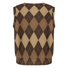 Cargar imagen en el visor de la galería, Chaleco de punto sin mangas para mujer LM562 personalizado con patrón foto texto