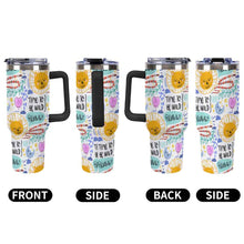 Cargar imagen en el visor de la galería, Taza de acero inoxidable 304 de gran capacidad para coche personalizado con patrón foto texto