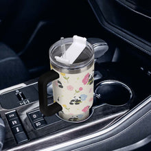 Cargar imagen en el visor de la galería, Vaso de acero inoxidable 304 de gran capacidad de 1137 ml (40 oz) personalizado con patrón foto texto