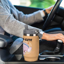 Cargar imagen en el visor de la galería, Vaso de coche con aislamiento de gran capacidad de 30 oz personalizado con patrón foto texto