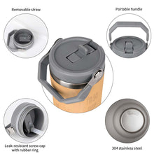 Cargar imagen en el visor de la galería, Vaso de coche con aislamiento de gran capacidad de 30 oz personalizado con patrón foto texto