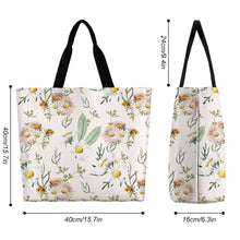 Cargar imagen en el visor de la galería, Bolso Tote Grande XB0601059 con Asa para Mujer personalizado con patrón foto texto (impresión de imagen única)