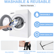 Cargar imagen en el visor de la galería, Bolso Tote Grande XB0601059 con Asa para Mujer personalizado con patrón foto texto (impresión de imágenes múltiples)