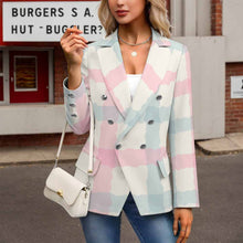 Cargar imagen en el visor de la galería, Chaqueta de traje casual para mujer Z33W personalizado con patrón foto texto (impresión de imagen única)