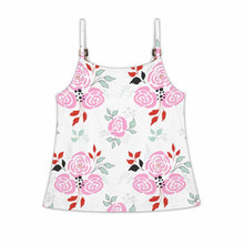 Cargar imagen en el visor de la galería, Top camisola con cuello en V DBX con tirantes y aro de metal para mujer personalizado con patrón foto texto