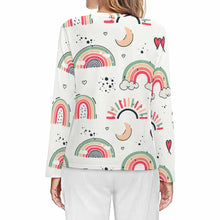 Cargar imagen en el visor de la galería, Top de pijama de mujer AL en calidad soft personalizado con patrón foto texto (impresión de imagen única)