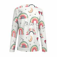 Cargar imagen en el visor de la galería, Top de pijama de mujer AL en calidad soft personalizado con patrón foto texto (impresión de imagen única)