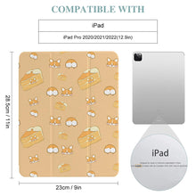 Cargar imagen en el visor de la galería, Funda protectora para tablet con portalápices integrado para iPad Pro (12,9 pulgadas) personalizado con patrón foto texto