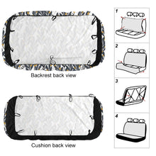 Cargar imagen en el visor de la galería, Funda para asiento trasero de coche personalizado con patrón foto texto