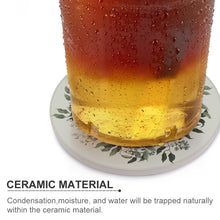 Cargar imagen en el visor de la galería, Posavasos Redondo de Cerámica con Impresión Directa UV de Diseño Personalizado Personalizada con Foto, Texto o Logo