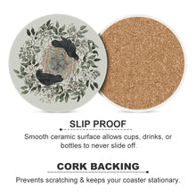 Cargar imagen en el visor de la galería, Posavasos Redondo de Cerámica con Impresión Directa UV de Diseño Personalizado Personalizada con Foto, Texto o Logo