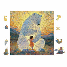 Cargar imagen en el visor de la galería, Puzzles / Rompecabezas cuadrado irregular personalizado con Impresión Completa de Una Imagen con Foto Logo Patrón Texto