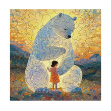 Cargar imagen en el visor de la galería, Puzzles / Rompecabezas cuadrado irregular personalizado con Impresión Completa de Una Imagen con Foto Logo Patrón Texto