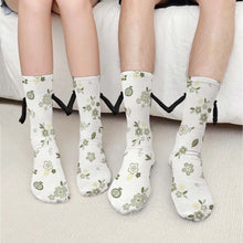 Cargar imagen en el visor de la galería, Bonitos calcetines de mano para mujer y hombre personalizado con patrón foto texto