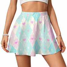 Cargar imagen en el visor de la galería, Falda de Patinaje Artístico para Mujer LM233 personalizado con patrón foto texto (impresión de imagen única)