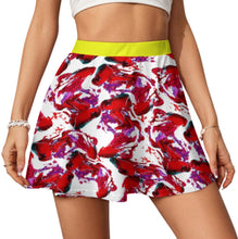 Cargar imagen en el visor de la galería, Falda de Patinaje Artístico para Mujer LM233 personalizado con patrón foto texto (impresión de imágenes múltiples)