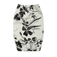 Cargar imagen en el visor de la galería, Falda sexy de media longitud para mujer Falda cruzada elástica de cintura alta NQ personalizado con patrón foto texto (impresión de imagen única)