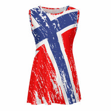 Cargar imagen en el visor de la galería, Disfraz ropa de animadora uniforme para mujer personalizado con foto patrón texto (impresión de imagen única)