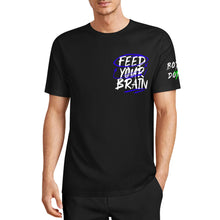 Cargar imagen en el visor de la galería, Camisetas clásicas de algodón orgánico estampadas en el pecho y los puños personalizado con patrón foto texto