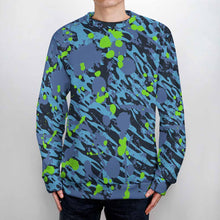 Cargar imagen en el visor de la galería, Sweaters de cuello redacción de hombres MY09 personalizado con patrón foto texto