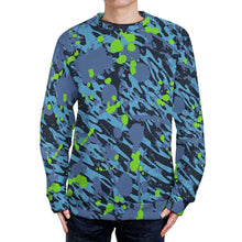 Cargar imagen en el visor de la galería, Sweaters de cuello redacción de hombres MY09 personalizado con patrón foto texto