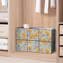 Cargar imagen en el visor de la galería, 6 cajas de almacenamiento plegables personalizado con patrón foto texto