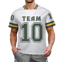 Cargar imagen en el visor de la galería, Maillot clásico de manga corta para hombre S33T personalizado con patrón foto texto