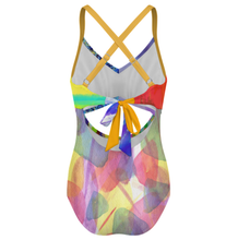 Cargar imagen en el visor de la galería, Traje de baño de una pieza para mujer SDSYY002 personalizado con patrón foto texto (impresión de imágenes múltiples)