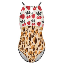 Cargar imagen en el visor de la galería, Traje de baño de una pieza para mujer SDS2004 personalizado con patrón foto texto (impresión de imágenes múltiples)