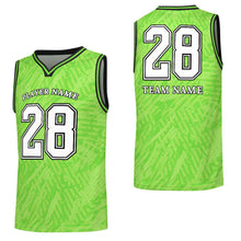 Cargar imagen en el visor de la galería, Camiseta de baloncesto con cuello en V para hombre KTZREV1 personalizado con patrón foto texto