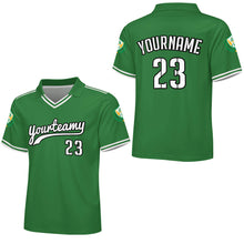 Cargar imagen en el visor de la galería, Camiseta de fútbol J58T para hombre con cuello en V personalizado con patrón foto texto