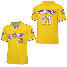 Cargar imagen en el visor de la galería, Camiseta de fútbol juvenil J58T personalizado con patrón foto texto