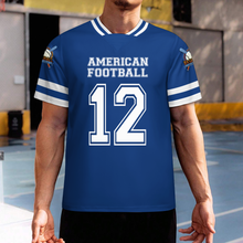 Cargar imagen en el visor de la galería, Maillot de hombre de manga corta S48T personalizado con patrón foto texto