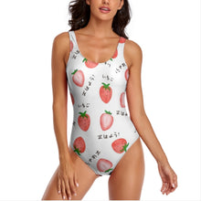 Cargar imagen en el visor de la galería, Traje de baño de una pieza para mujer LT3190 traje de baño conjunto sin espalda de verano conjunto personalizado con patrón foto texto (impresión de imágenes múltiples)