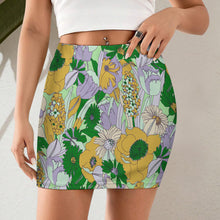 Cargar imagen en el visor de la galería, Minifalda de Mujer LM243 personalizado con patrón foto texto (impresión de imagen única)