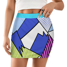Cargar imagen en el visor de la galería, Minifalda de Mujer LM243 personalizado con patrón foto texto (impresión de imágenes múltiples)