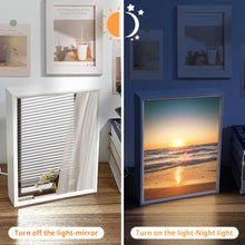Cargar imagen en el visor de la galería, Espejo de luz nocturna personalizado con patrón foto texto