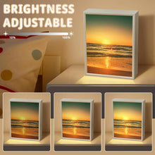 Cargar imagen en el visor de la galería, Espejo de luz nocturna personalizado con patrón foto texto