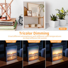 Cargar imagen en el visor de la galería, Espejo de luz nocturna personalizado con patrón foto texto