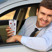 Cargar imagen en el visor de la galería, Taza de café para coche con tapa y pajita en acero inoxidable 304 personalizado con patrón foto texto