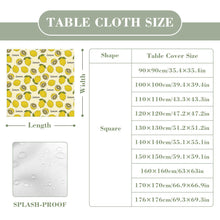 Cargar imagen en el visor de la galería, Mantel cuadrado de hule JJ05191095 personalizado con patrón foto texto (impresión de imagen única)