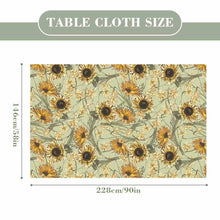 Cargar imagen en el visor de la galería, Mantel de lino estampado a doble cara personalizado con patrón foto texto