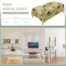 Cargar imagen en el visor de la galería, Mantel de lino estampado a doble cara personalizado con patrón foto texto