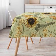 Cargar imagen en el visor de la galería, Mantel de lino estampado a doble cara personalizado con patrón foto texto