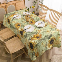 Cargar imagen en el visor de la galería, Mantel de lino estampado a doble cara personalizado con patrón foto texto