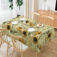 Cargar imagen en el visor de la galería, Mantel de lino estampado a doble cara personalizado con patrón foto texto